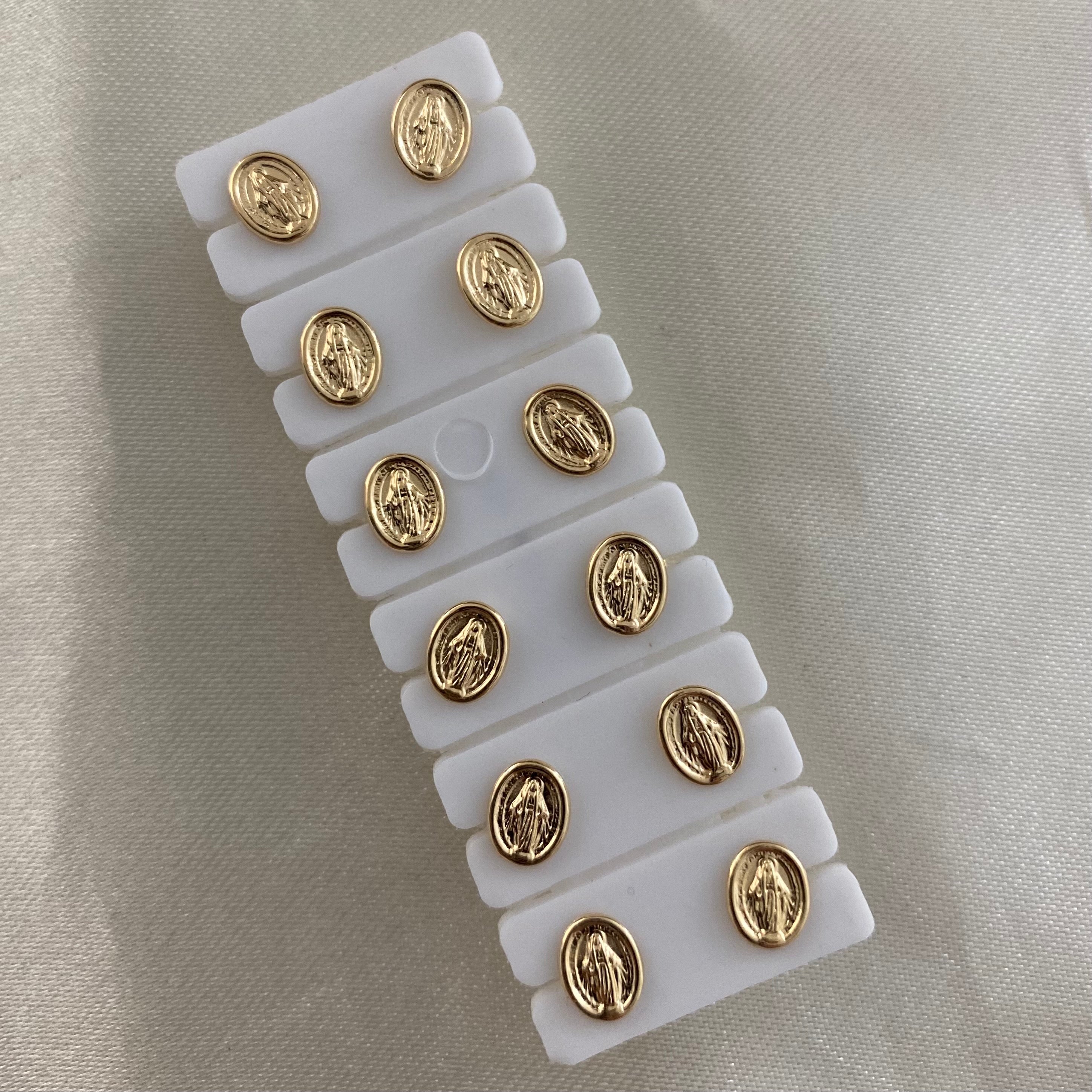 Topos Virgen Milagrosa 0.6gr Oro Amarilo*