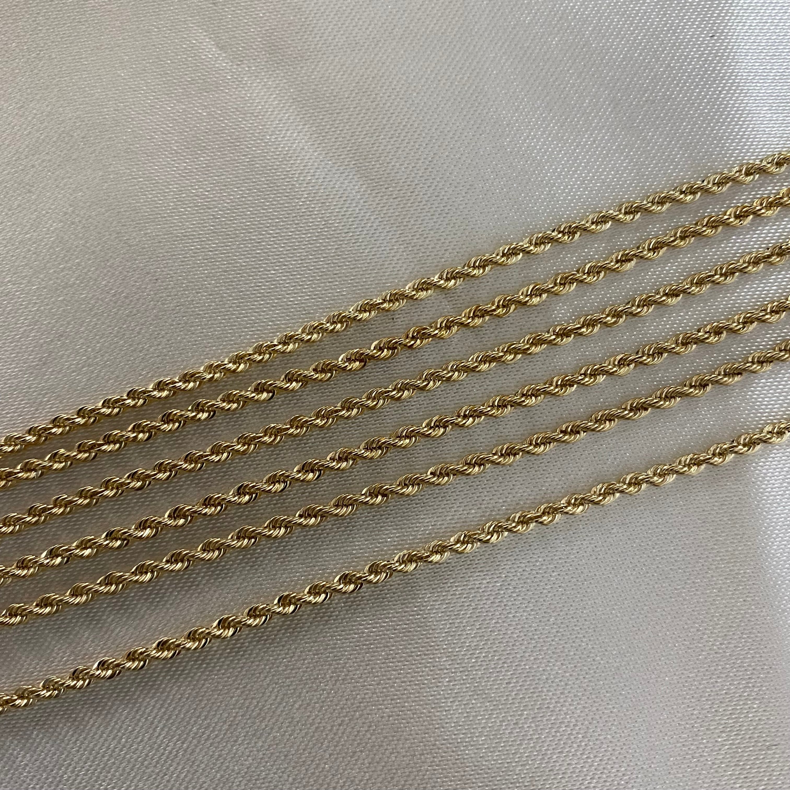 Cadena Lazo 2.45gr/50cm Oro Amarillo*