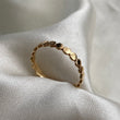 Anillo Circulos 1.8gr - T8 1/2  Oro Amarillo*