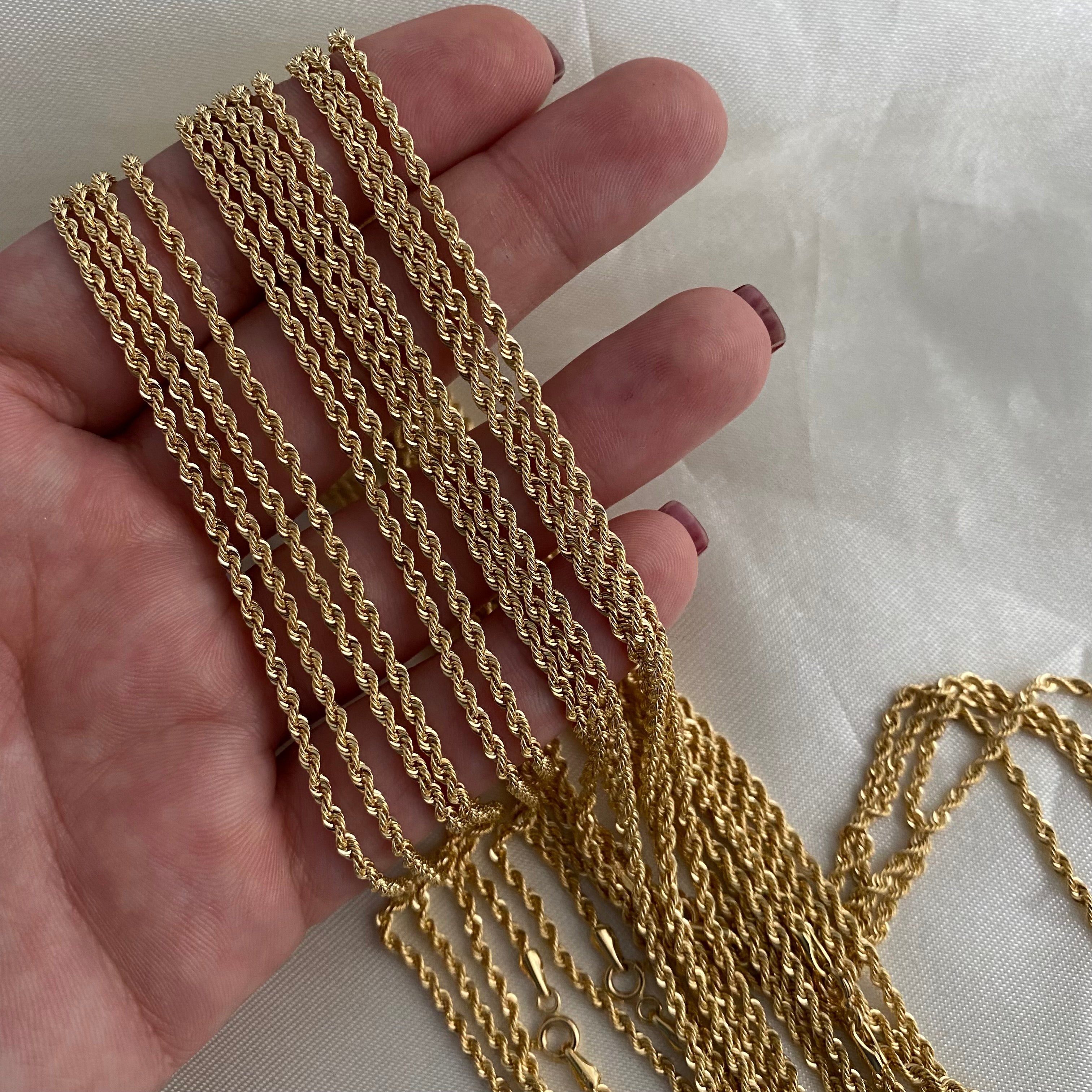 Cadena Lazo 2.5gr/50cm Oro Amarillo