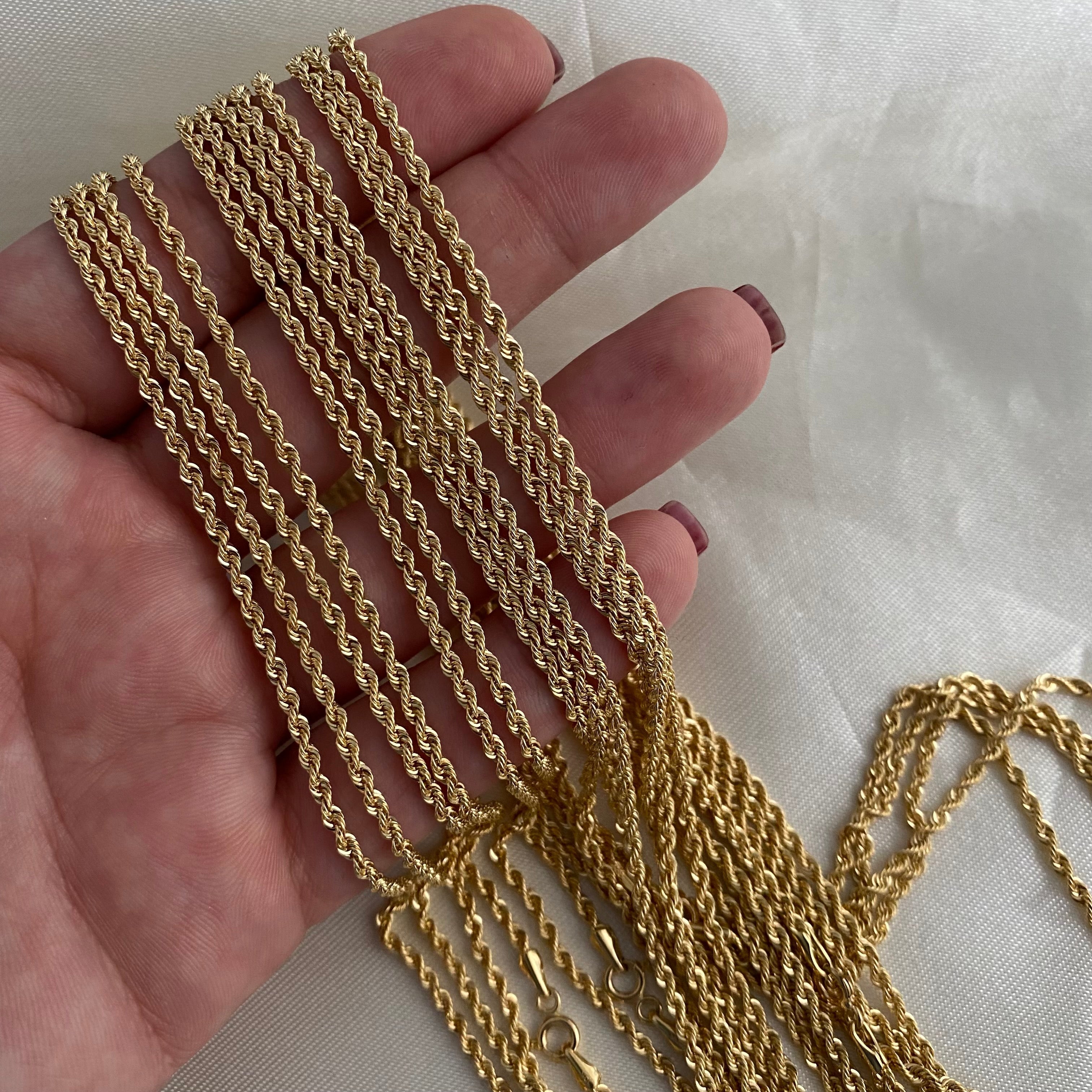 Cadena Lazo 2.5gr/60cm Oro Amarillo +2