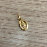 Dije Virgen Milagrosa 0.4gr/1.5cm Oro Amarillo