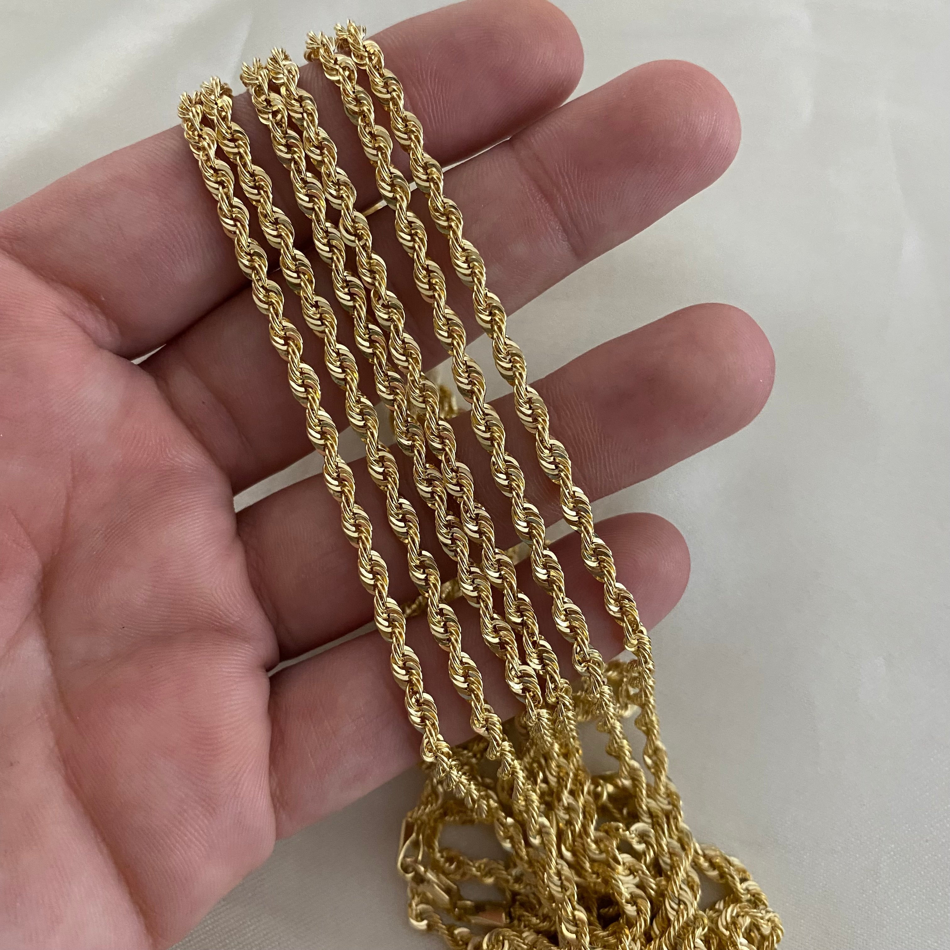 Cadena Lazo 5.4gr / 50cm Oro Amarillo +2