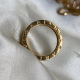 Anillo BV 8.85gr-T8 Argolla Lisa Oro Amarillo