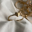 Anillo Corazon 1.35gr-T5 3/4 Liso Oro Amarillo