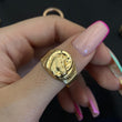 Anillo Caballo 2.6gr-T9 1/2 Oro Amarillo