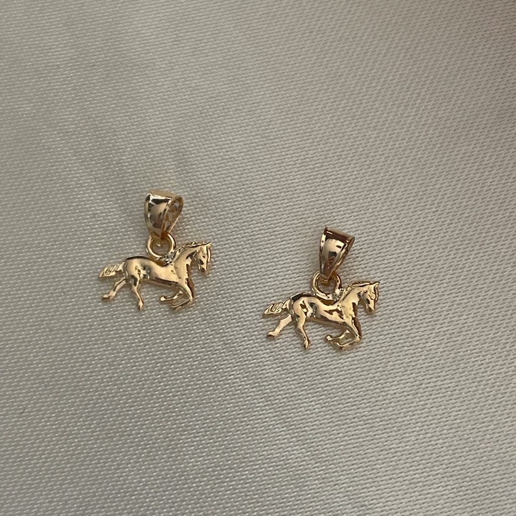 Dije Caballo 0.5gr/1.2cm Silueta Oro Amarillo