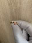 Anillo Clavo 2,25gr Circones Rosa Oro Amarillo