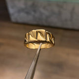 Anillo Panzer 4.35gr-T6 1/2 Oro Amarillo*