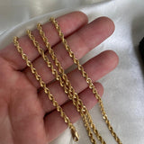 Cadena Lazo 6.8gr/70cm Oro Amarillo*