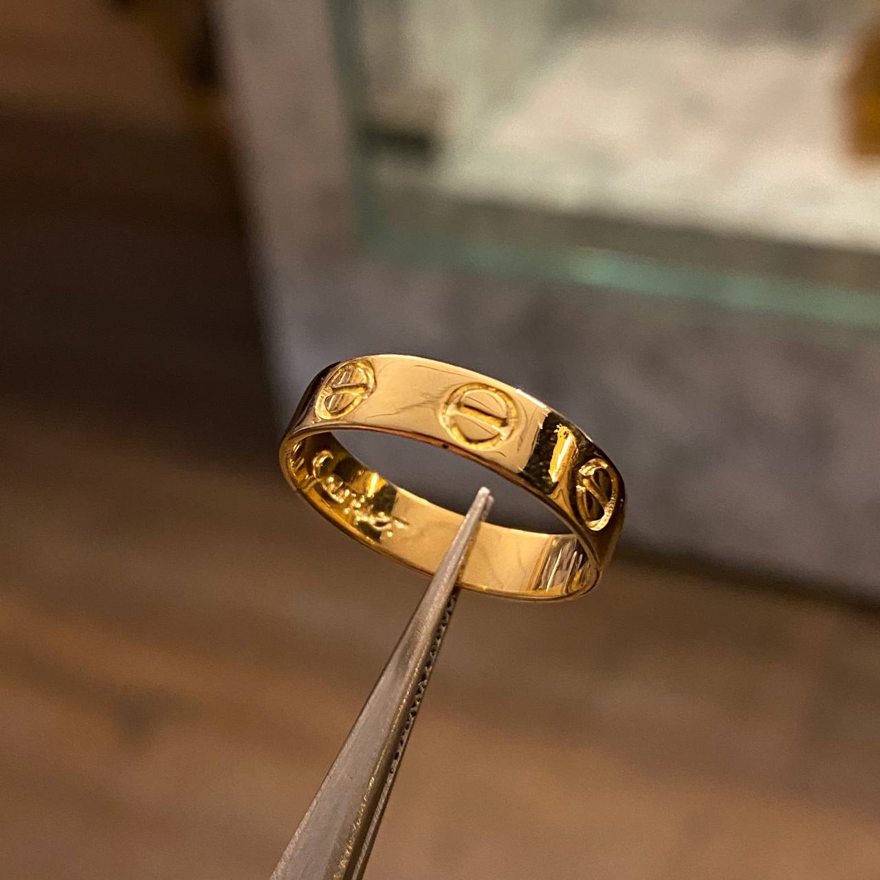 Anillo CT 2.95gr-T7 1/2 Liso Oro Amarillo*