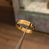 Anillo CT 2.95gr-T7 1/2 Liso Oro Amarillo*