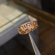 Anillo VS 3.75gr-T8 1/4 Liso Oro Rosa*