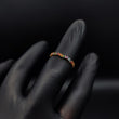 Anillo banda de Colores 1.15gr T7-1/4 Circones de Colores#