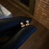 Topos Bola 4mm 0.6gr Diamantada Oro Amarillo