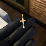 Dije Cristo Cruz 1.45gr / 2.8cm Oro Amarillo