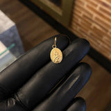 Dije Virgen Del Carmen 0.75gr / 2cm Soplado Oro Amarillo